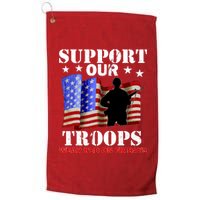 Red Friday Support Our Troops Platinum Collection Golf Towel