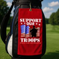 Red Friday Support Our Troops Golf Towel