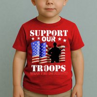 Red Friday Support Our Troops Toddler T-Shirt