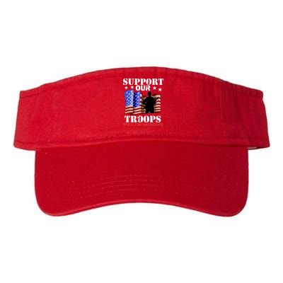 Red Friday Support Our Troops Visor