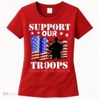 Red Friday Support Our Troops Womens T-Shirt
