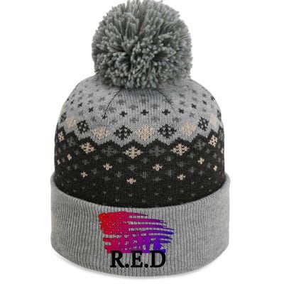 Red Friday Troopers Flag The Baniff Cuffed Pom Beanie