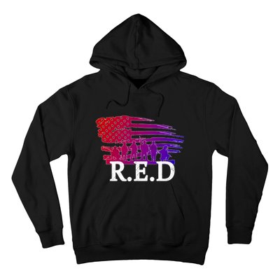 Red Friday Troopers Flag Hoodie