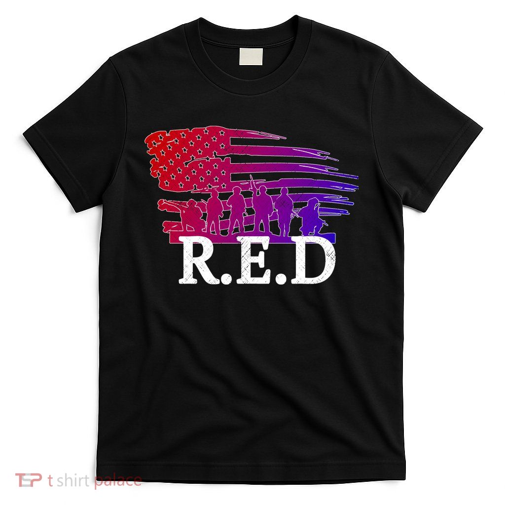Red Friday Troopers Flag T-Shirt
