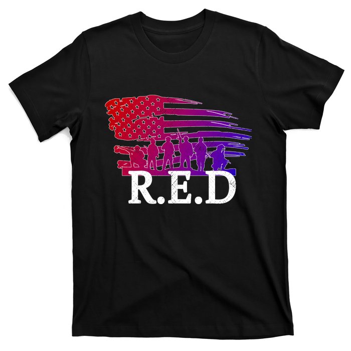 Red Friday Troopers Flag T-Shirt