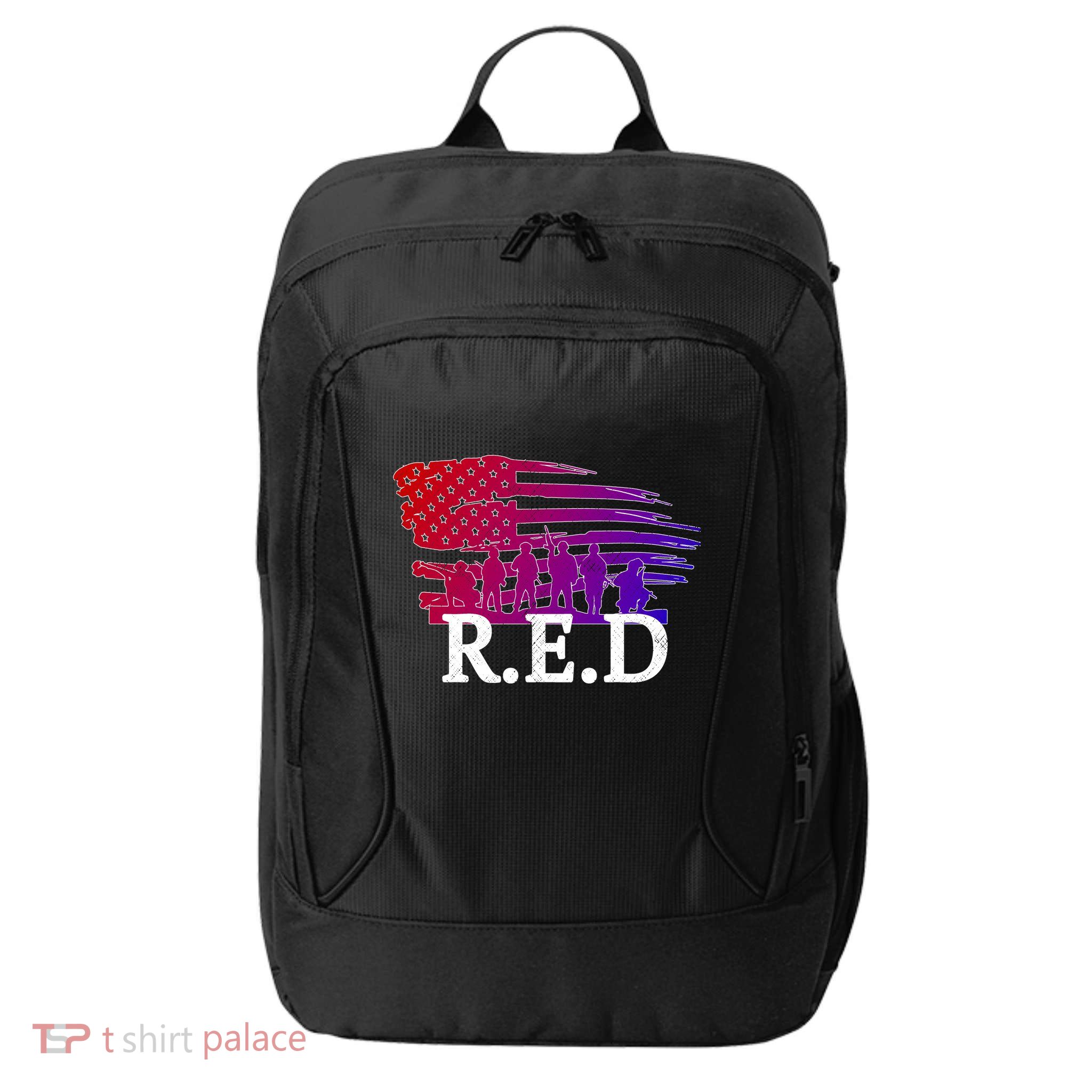 Red Friday Troopers Flag City Backpack