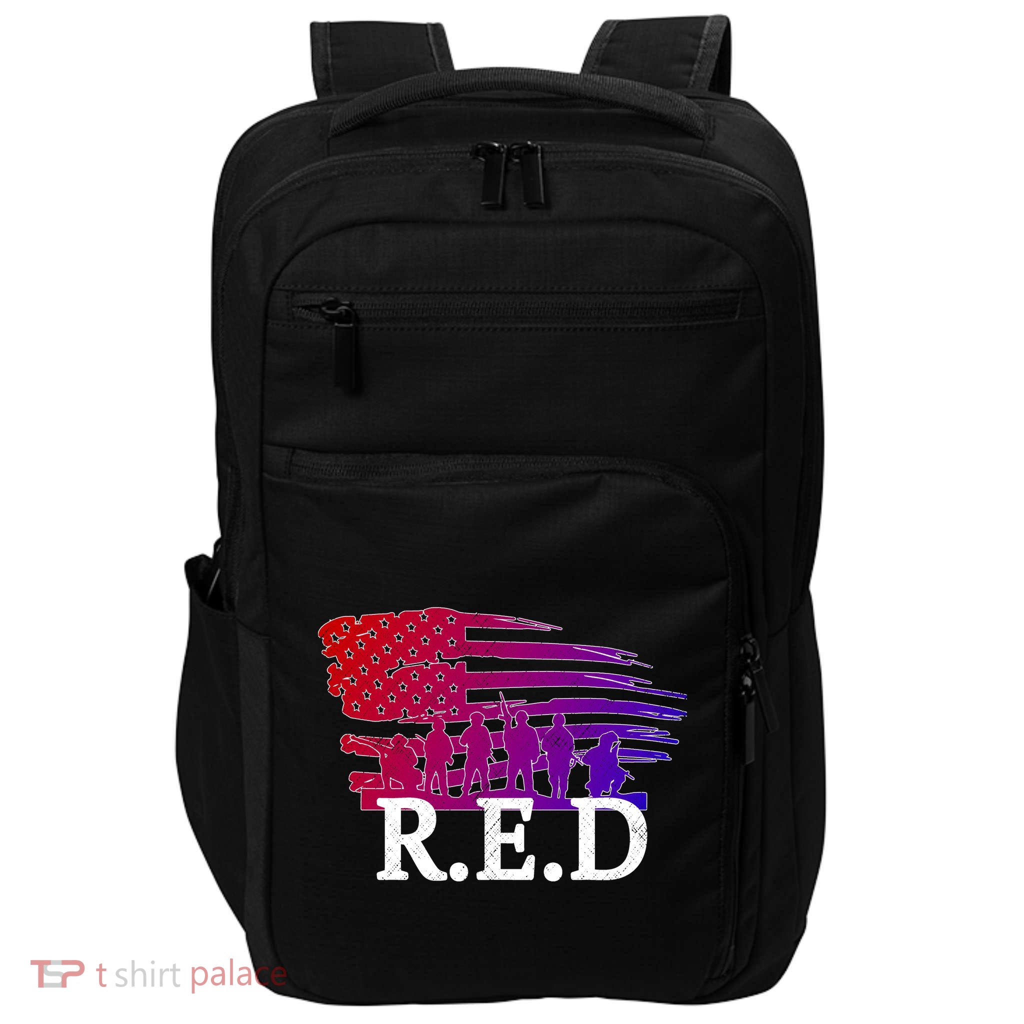 Red Friday Troopers Flag Impact Tech Backpack