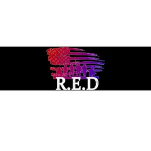 Red Friday Troopers Flag Bumper Sticker