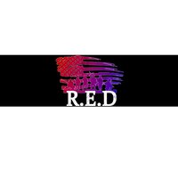 Red Friday Troopers Flag Bumper Sticker