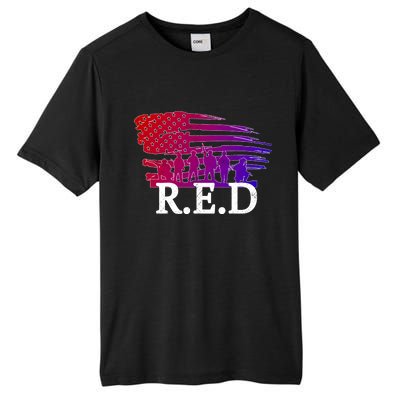 Red Friday Troopers Flag Tall Fusion ChromaSoft Performance T-Shirt