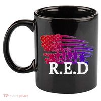 Red Friday Troopers Flag 11oz C Handle Ceramic Mug