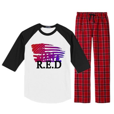 Red Friday Troopers Flag Raglan Sleeve Pajama Set