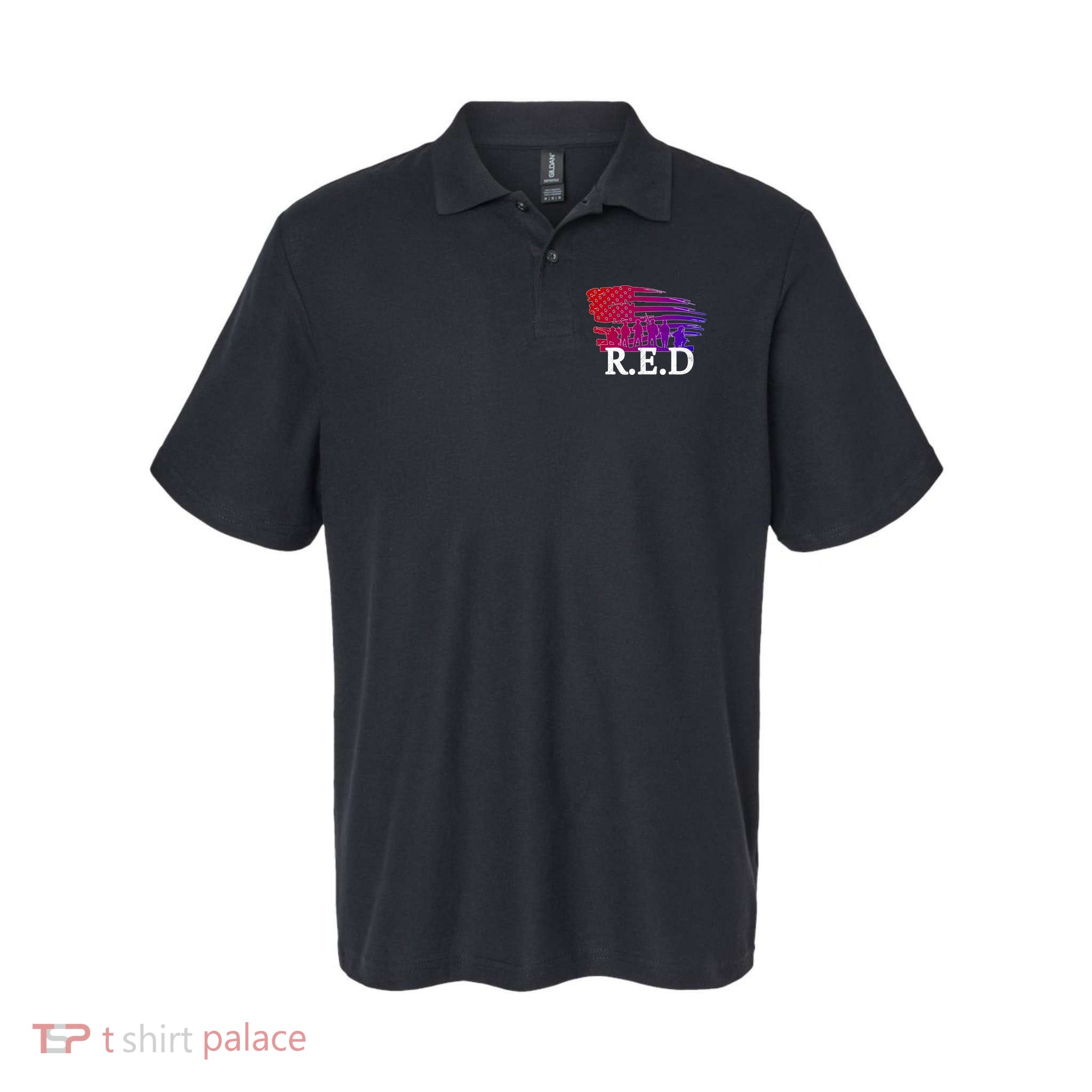 Red Friday Troopers Flag Polo