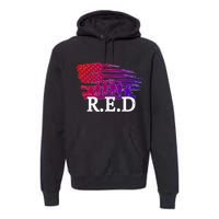 Red Friday Troopers Flag Premium Hoodie