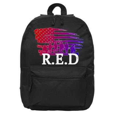 Red Friday Troopers Flag 16 in Basic Backpack