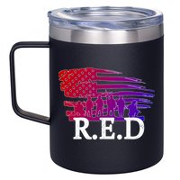 Red Friday Troopers Flag 12oz Stainless Steel Coffee Mug