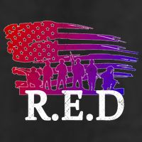 Red Friday Troopers Flag 12oz Stainless Steel Coffee Mug