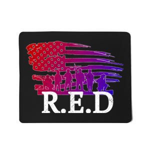 Red Friday Troopers Flag Mousepad