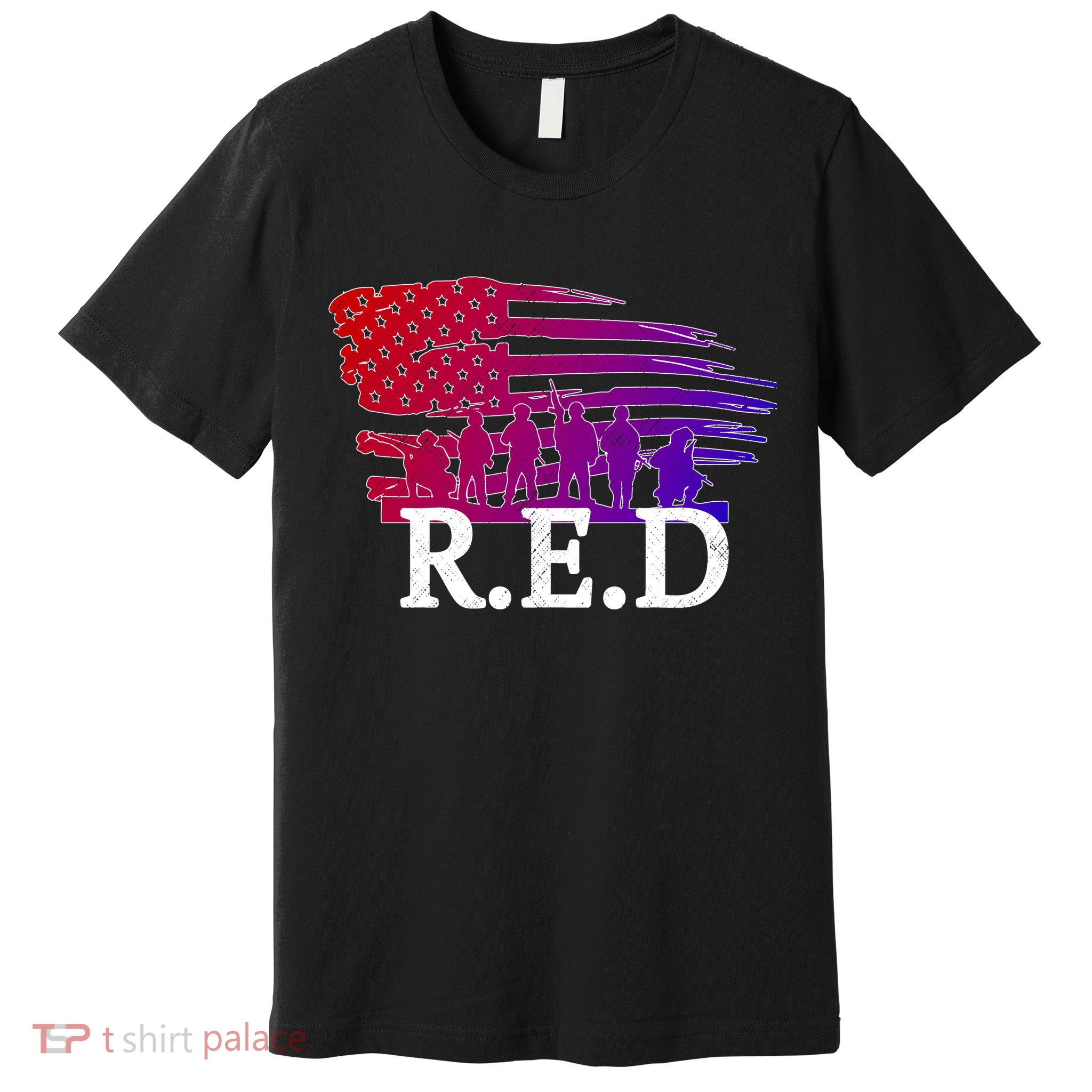 Red Friday Troopers Flag Premium T-Shirt