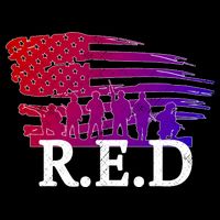 Red Friday Troopers Flag Baby Bodysuit