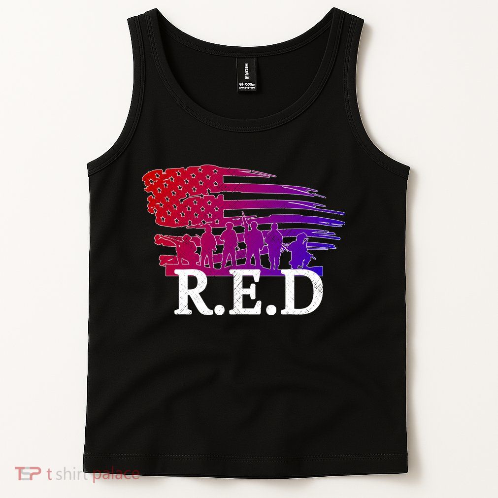 Red Friday Troopers Flag Tank Top