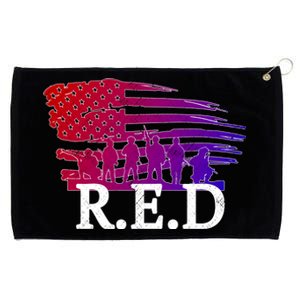 Red Friday Troopers Flag Grommeted Golf Towel