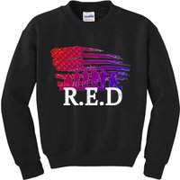 Red Friday Troopers Flag Kids Sweatshirt