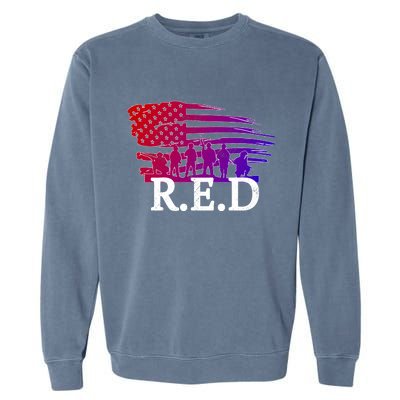 Red Friday Troopers Flag Garment-Dyed Sweatshirt