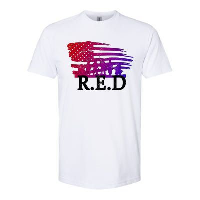 Red Friday Troopers Flag Softstyle CVC T-Shirt