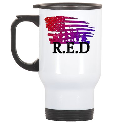 Red Friday Troopers Flag Stainless Steel Travel Mug