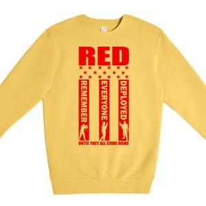 Red Friday Until They All Come Home Premium Crewneck Sweatshirt