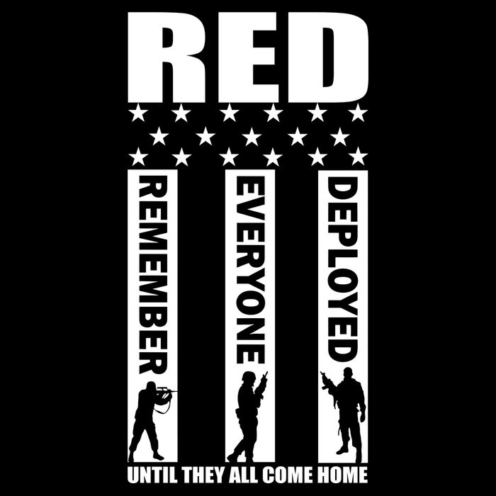 Red Friday Until They All Come Home Backpack