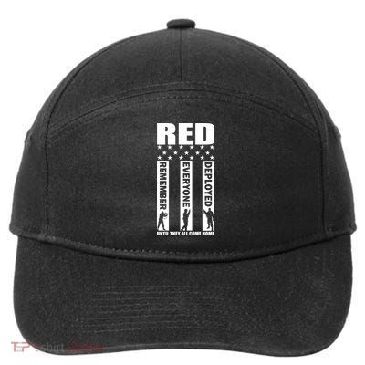 Red Friday Until They All Come Home 7-Panel Snapback Hat