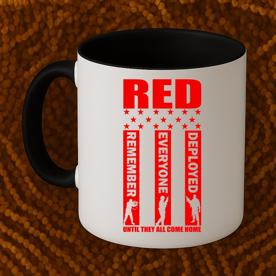 Red Friday Until They All Come Home Mug