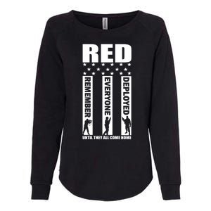 Red Friday Until They All Come Home Womens California Wash Sweatshirt