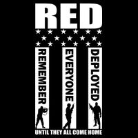 Red Friday Until They All Come Home Women's Crop Top Tee