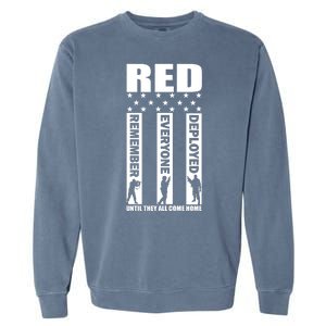 Red Friday Until They All Come Home Garment-Dyed Sweatshirt