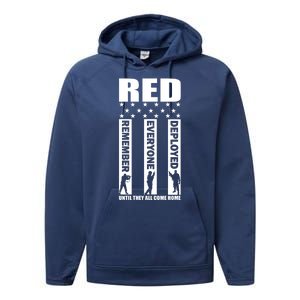 Red Friday Until They All Come Home Performance Fleece Hoodie