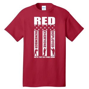 Red Friday Until They All Come Home Tall T-Shirt