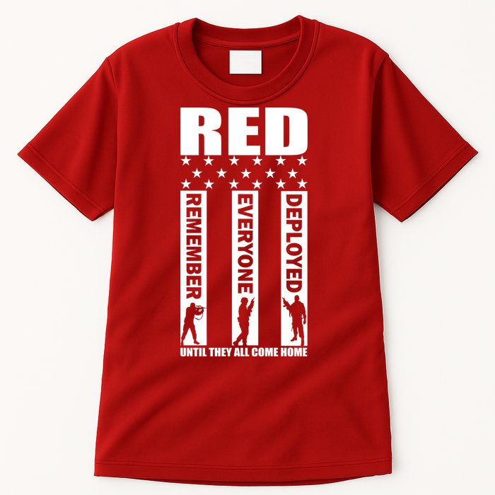 Red Friday Until They All Come Home Tall T-Shirt