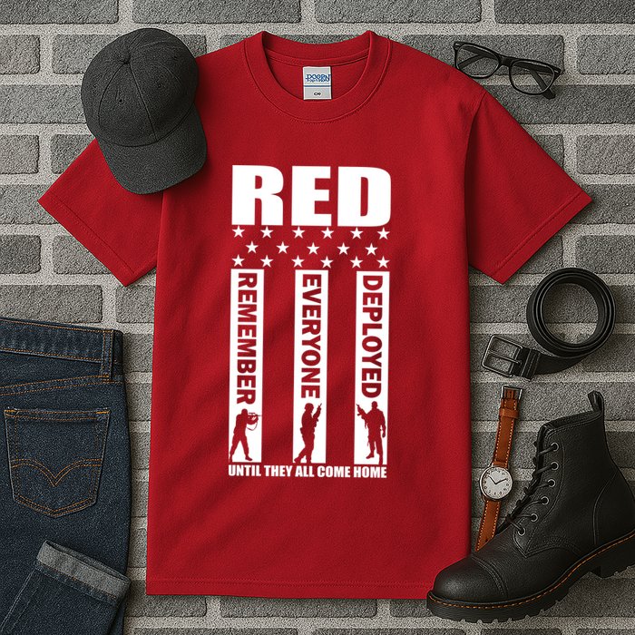 Red Friday Until They All Come Home Tall T-Shirt