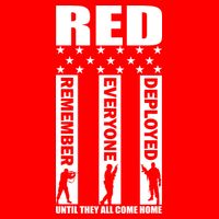 Red Friday Until They All Come Home Tall T-Shirt