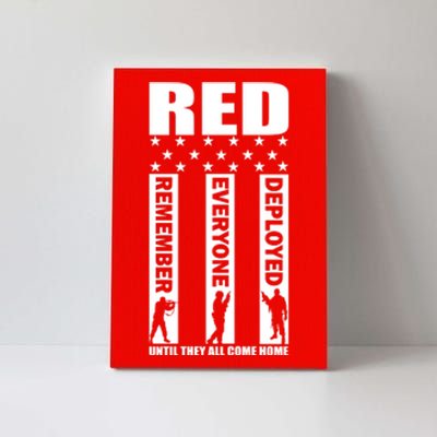 Red Friday Until They All Come Home Canvas