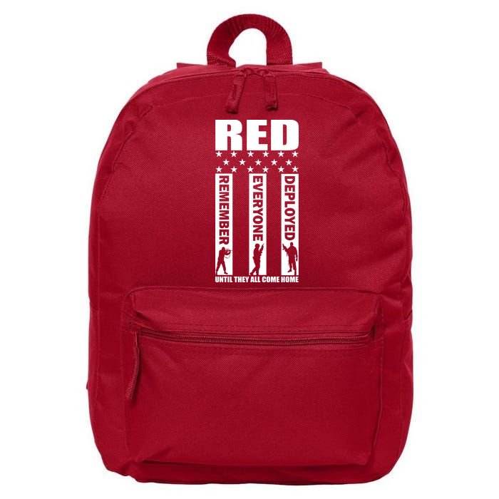 Red Friday Until They All Come Home 16 in Basic Backpack