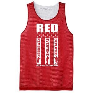 Red Friday Until They All Come Home Mesh Reversible Basketball Jersey Tank