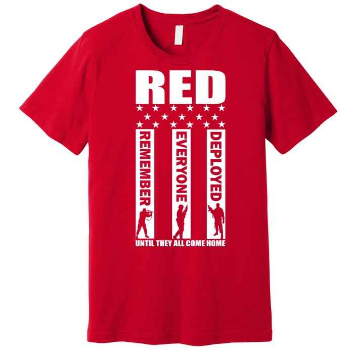 Red Friday Until They All Come Home Premium T-Shirt