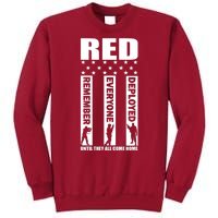 Red Friday Until They All Come Home Tall Sweatshirt