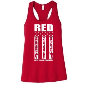 Red Friday Until They All Come Home Women's Racerback Tank