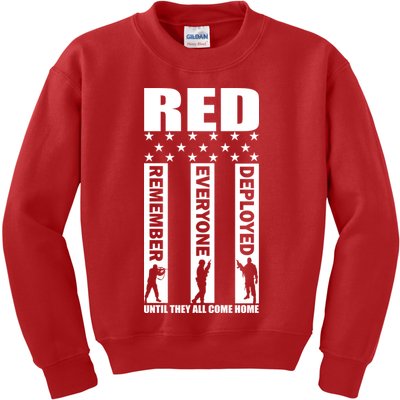 Red Friday Until They All Come Home Kids Sweatshirt