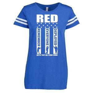 Red Friday Until They All Come Home Enza Ladies Jersey Football T-Shirt